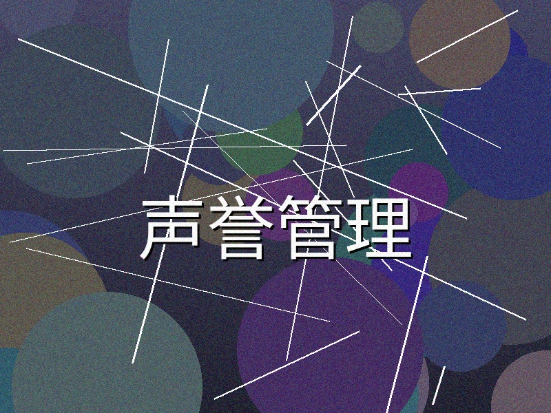 企业声誉管理服务展示